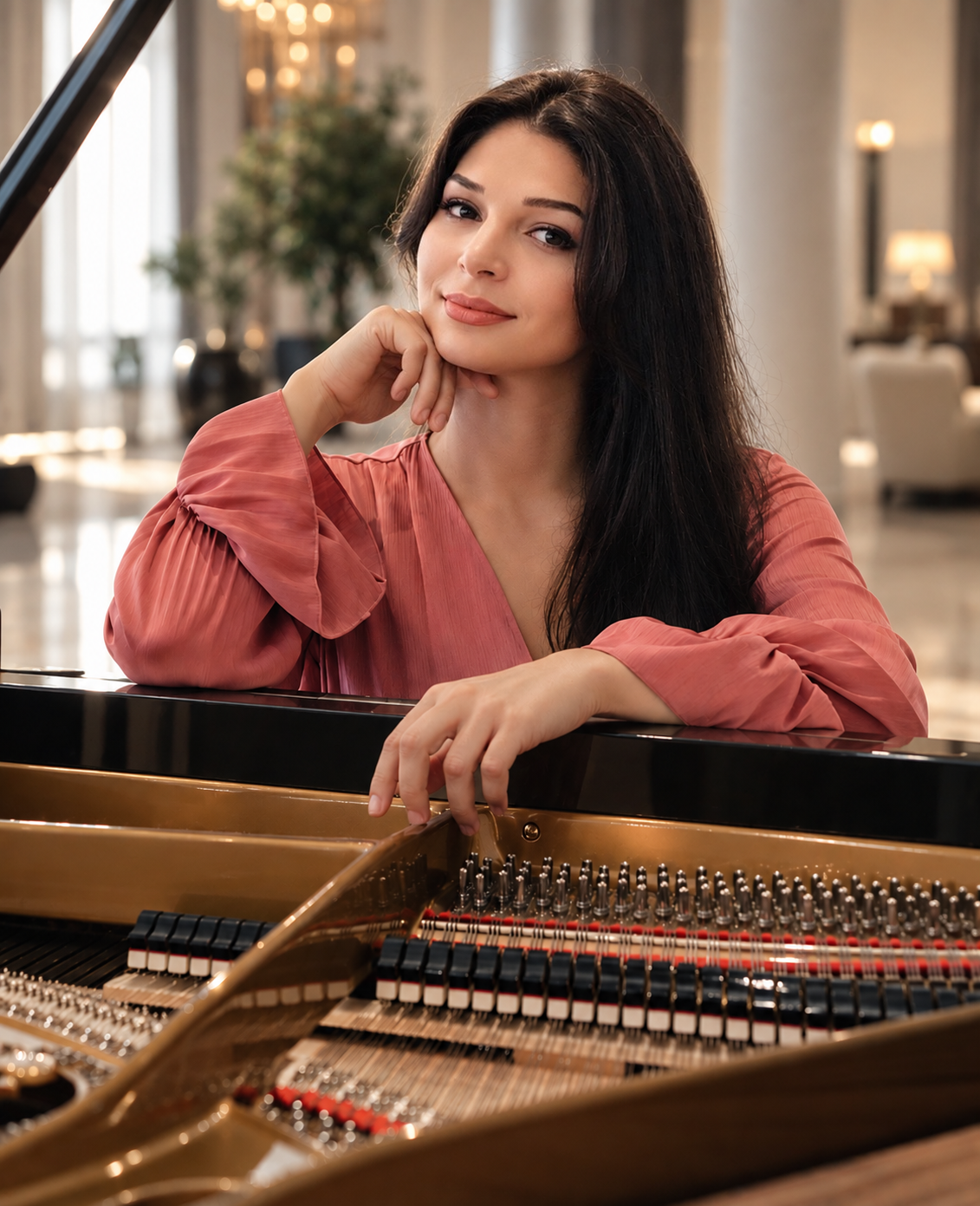 Yacha Bachmadova - pink piano